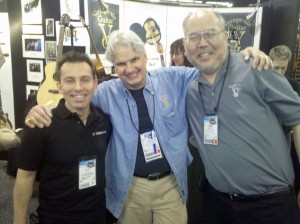 Me, Michael Ferrucci and Wes Lem at the Voyage-Air Booth