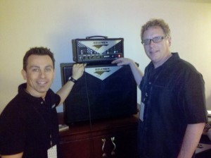 Me & Joe Kelemen of Kelemen and Jomama Amps