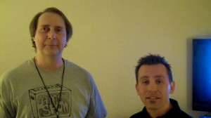 Me & John Tomaszewicz of Tomaszewicz Amps