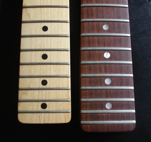 Left: Fender and Right: G&L